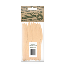 Ножи деревянные GRIFON Ecowood, 165 мм, 10 шт. в упак./100/10/1